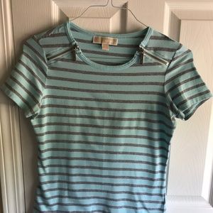 Michael Kors, short sleeve, stripe top